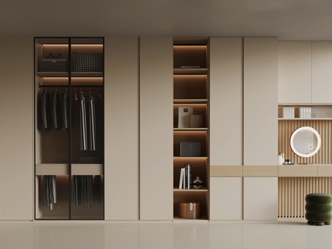 Modern Wardrobe Cloakroom