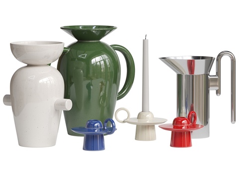 Modern ceramic vase kettle candle holder
