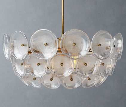Modern chandelier glass chandelier multi-head chandelier