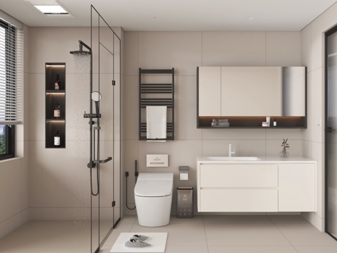 Toilet Bathroom Shower Room Bathroom Cabinet Toilet