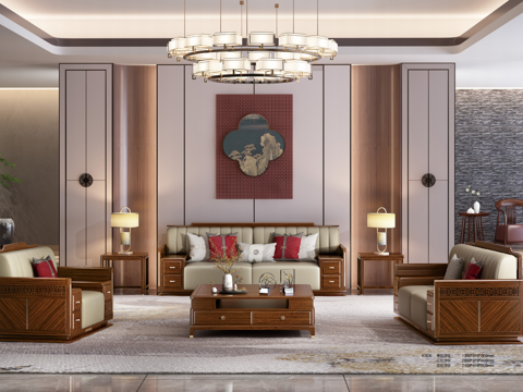 New Chinese Living Room