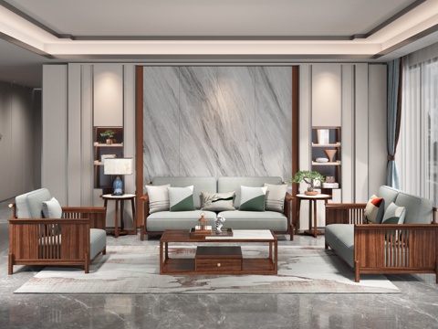New Chinese Living Room