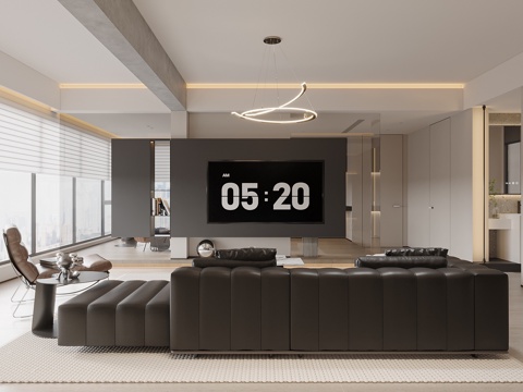 Italian Minimalist Living Room