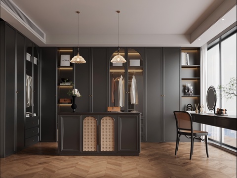 French Cloakroom Wardrobe Dresser