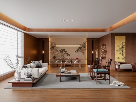 New Chinese Living Room