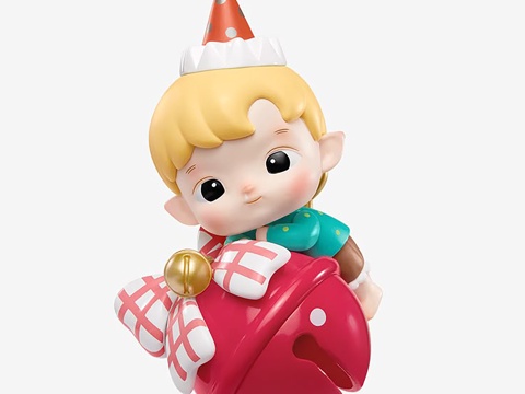 Internet Red Trendy Play Internet Red Device Art Christmas Doll Mall Art Device Bubble Mart su Model