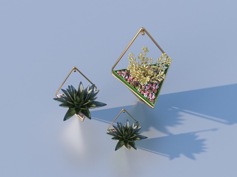 flowerpot potted plant green plant