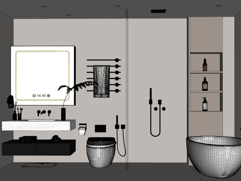 Modern Toilet Bathroom Cabinet Toilet Bathroom Supplies