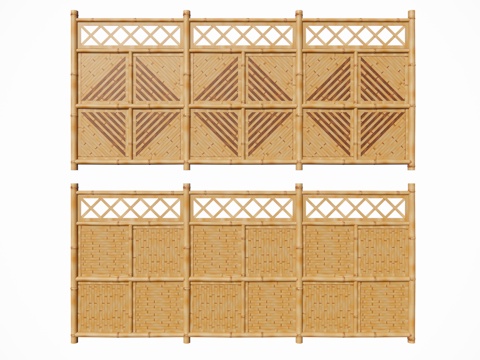 Chinese Bamboo Fence Bamboo Fence Partition Courtyard Door Bamboo Fence Bamboo Fence Door