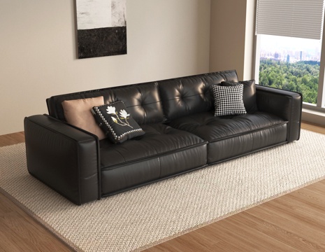 Multi-person sofa leisure sofa
