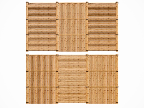 Chinese Bamboo Fence Bamboo Fence Partition Courtyard Door Bamboo Fence Bamboo Fence Door