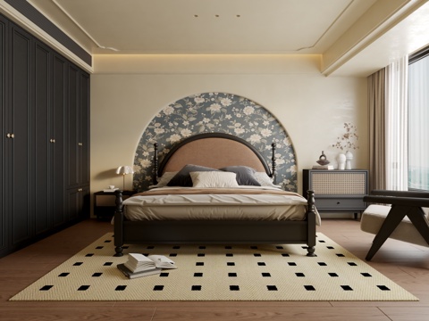 American Retro Bedroom