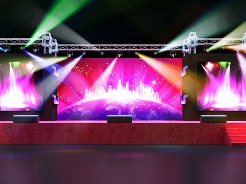 Modern outdoor stage truss stage lights stage equipment