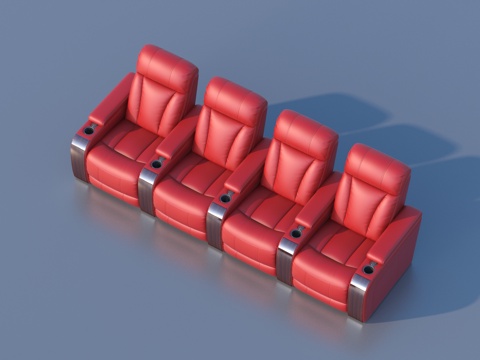 Home theater sofa leather function