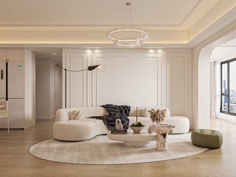 French Affordable Luxury Style DiningRoom