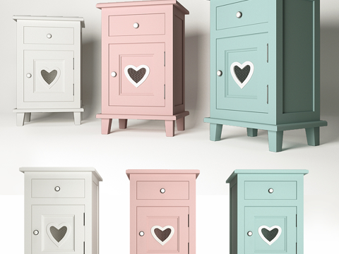 Modern Nordic Cream Style Adelina kids Bedside Cabinet
