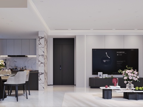Modern Living&Dining Room