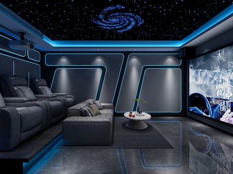 modern video room science and technology sense video room