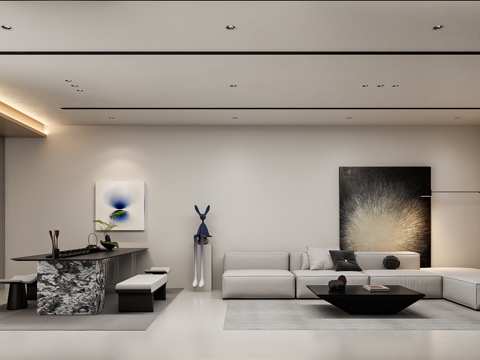 Modern Minimalist Living Room