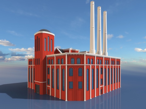 Factory Building Building Appearance Retro Building