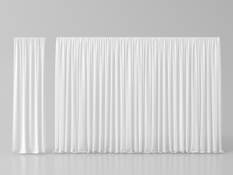 Modern Curtain Gauze Curtain Pleated Curtain