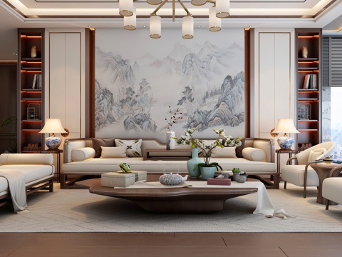New Chinese Living Room