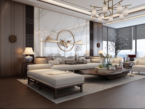 New Chinese Living Room