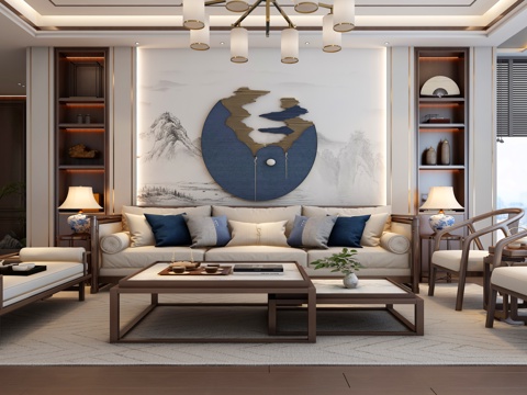 New Chinese Living Room