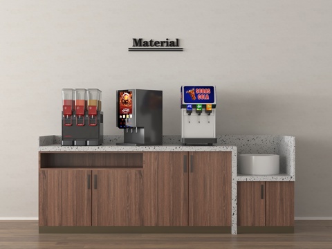 Modern water bar machine operation table water bar self-service beverage machine