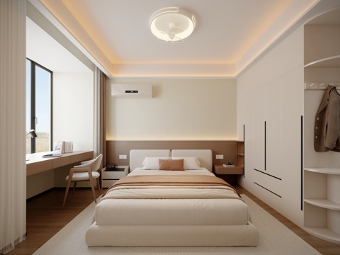 bedroom, Log Style bedroom, Cream Style bedroom,