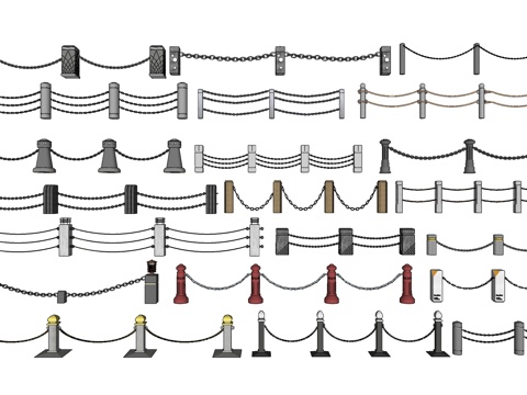 railing iron cable railing stone pier