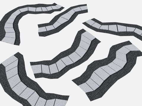 Modern Old Slab Chinese Style Tingbu Slab Road Tour Trail Crumb Stone Road Landscape Garden