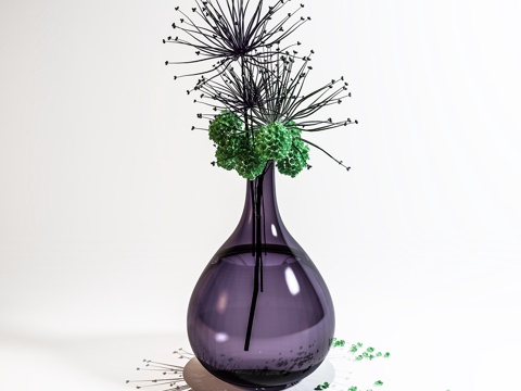 Modern Vase Flower Glass Vase Flower arrangement Flower combination
