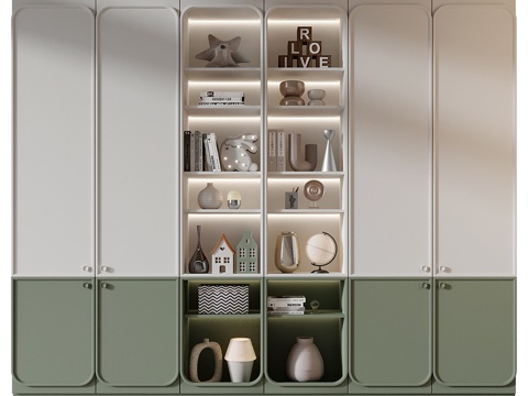 Modern Cream Style Children's Wardrobe