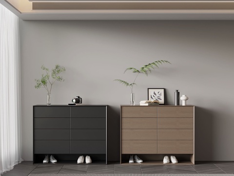 Shoe Cabinet Modern Italian Entrance Shoe Cabinet