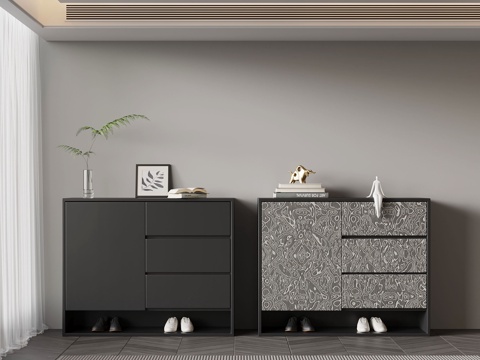 Shoe Cabinet Modern Italian Entrance Shoe Cabinet