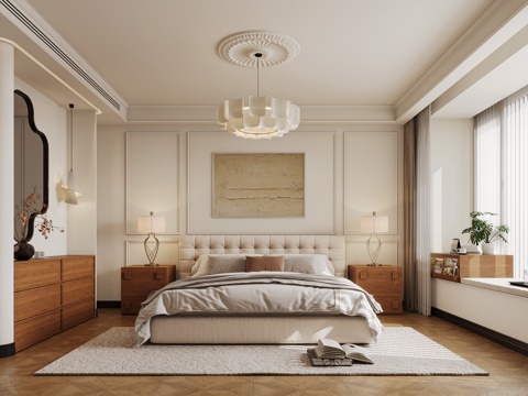 Middle French Bedroom