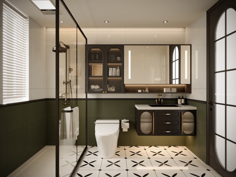 Mid-century Style toilet