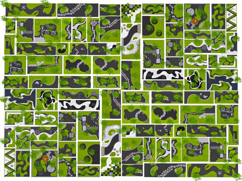 Chinese Courtyard Terrain