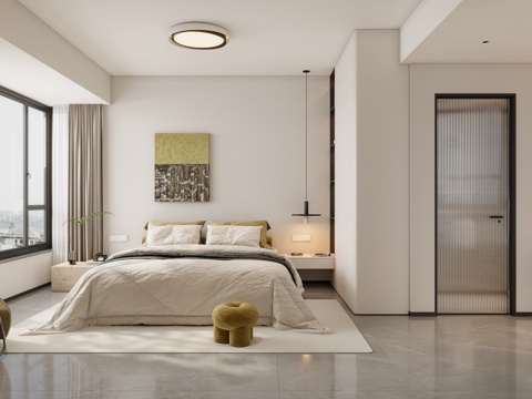 Modern Minimalist Bedroom