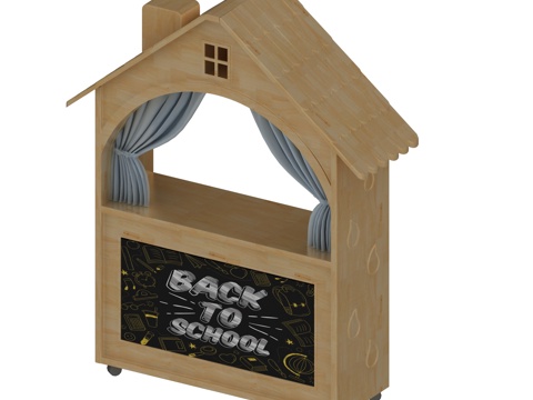 Blackboard Cabinet Cabin Cabinet Modeling Cabinet Children's Small Cabinet Preschool Education Small Cabinet