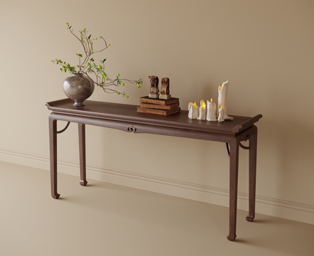 New Chinese-style End View Table Entrance Table End View Strip Case