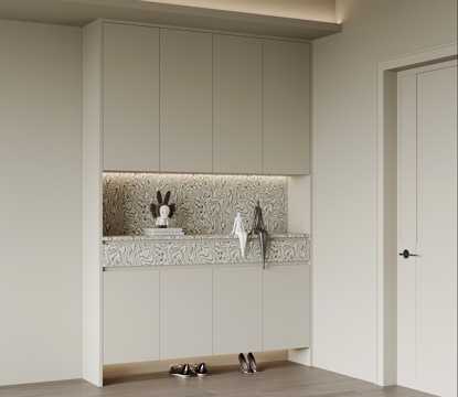 Modern Italian Shoe Cabinet Entrance Shoe Cabinet