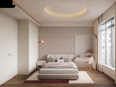 Middle Cream Bedroom