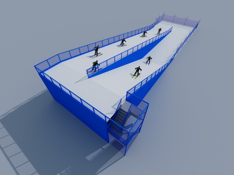 Modern Ski Resort