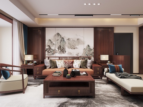 Chinese Living&Dining Room