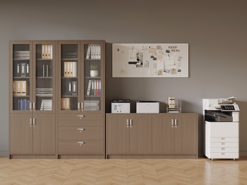 Modern File Cabinet File Cabinet Iron Cabinet Printer Note Board