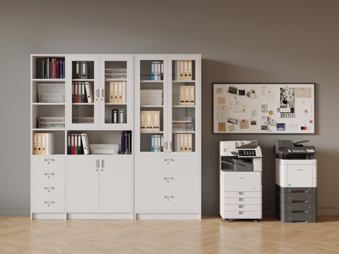 Modern File Cabinet File Cabinet Iron Cabinet Printer Note Board
