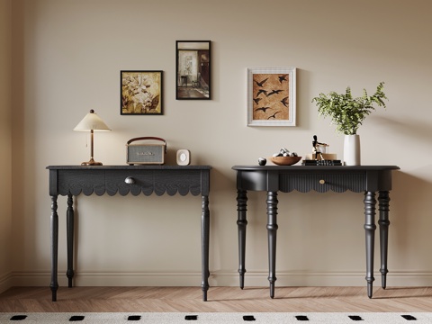 French End View Desk