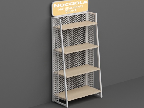 Supermarket convenience store commodity display shelves